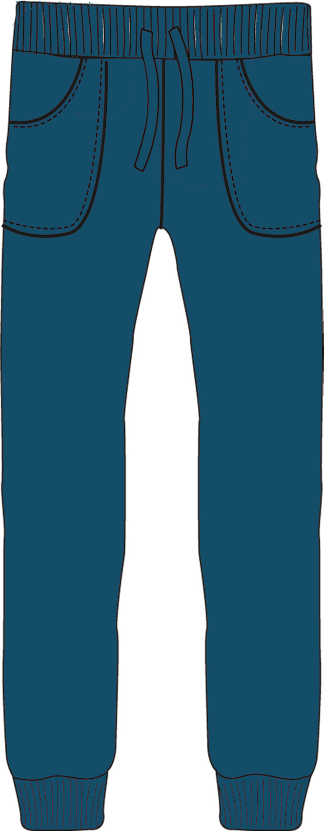 Pantalone Femminuccia Lungo in Felpa Anni 7/14