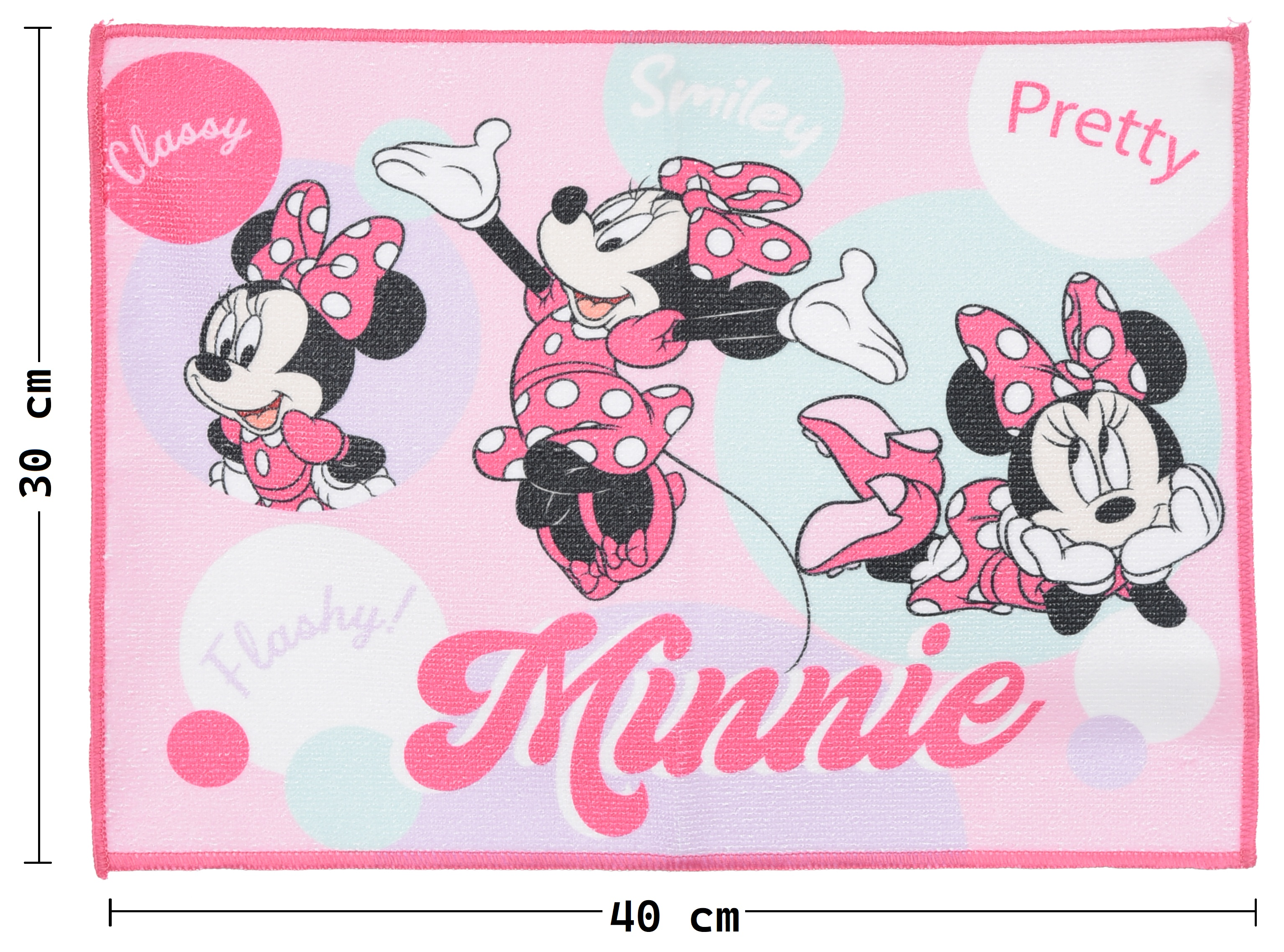 Tovaglietta Minnie DISNEY in Tessuto da Colazione Pranzo 40x30 CM - Ez18086