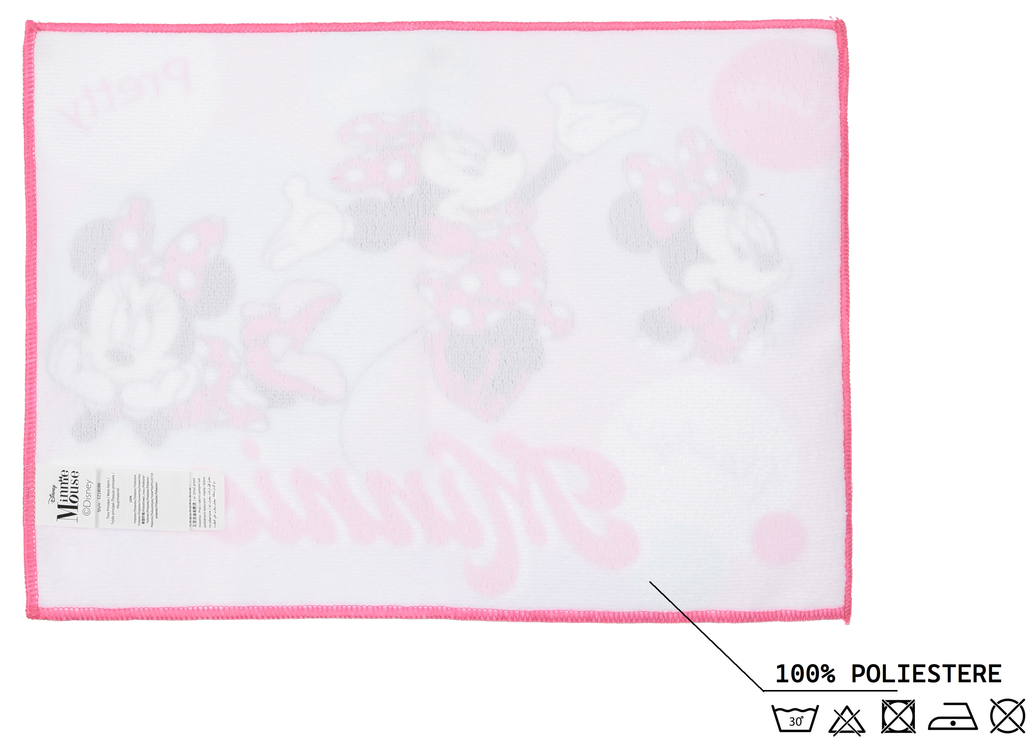 Tovaglietta Minnie DISNEY in Tessuto da Colazione Pranzo 40x30 CM - Ez18086