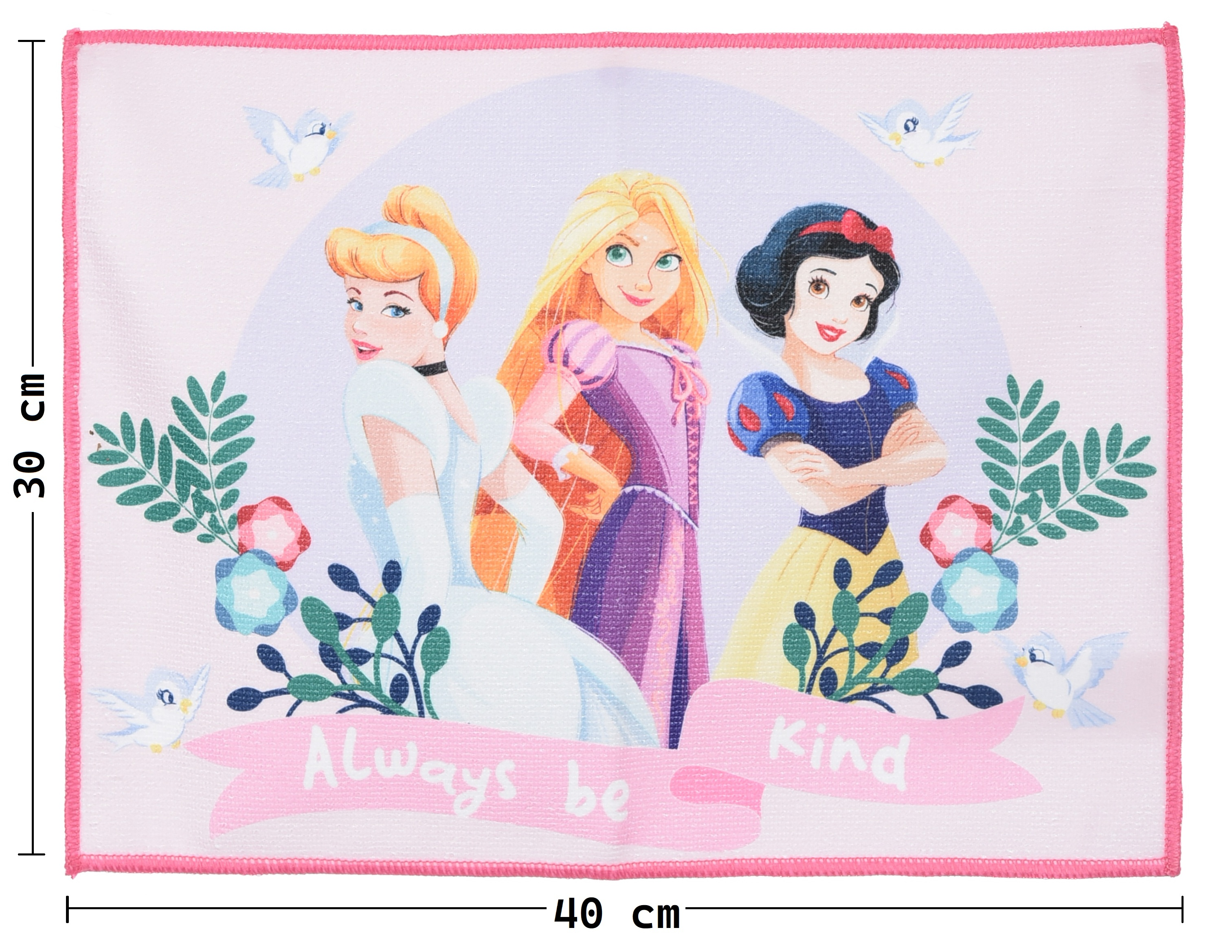 Tovaglietta Principesse DISNEY in Tessuto da Colazione Pranzo 40x30 CM - Ez18049