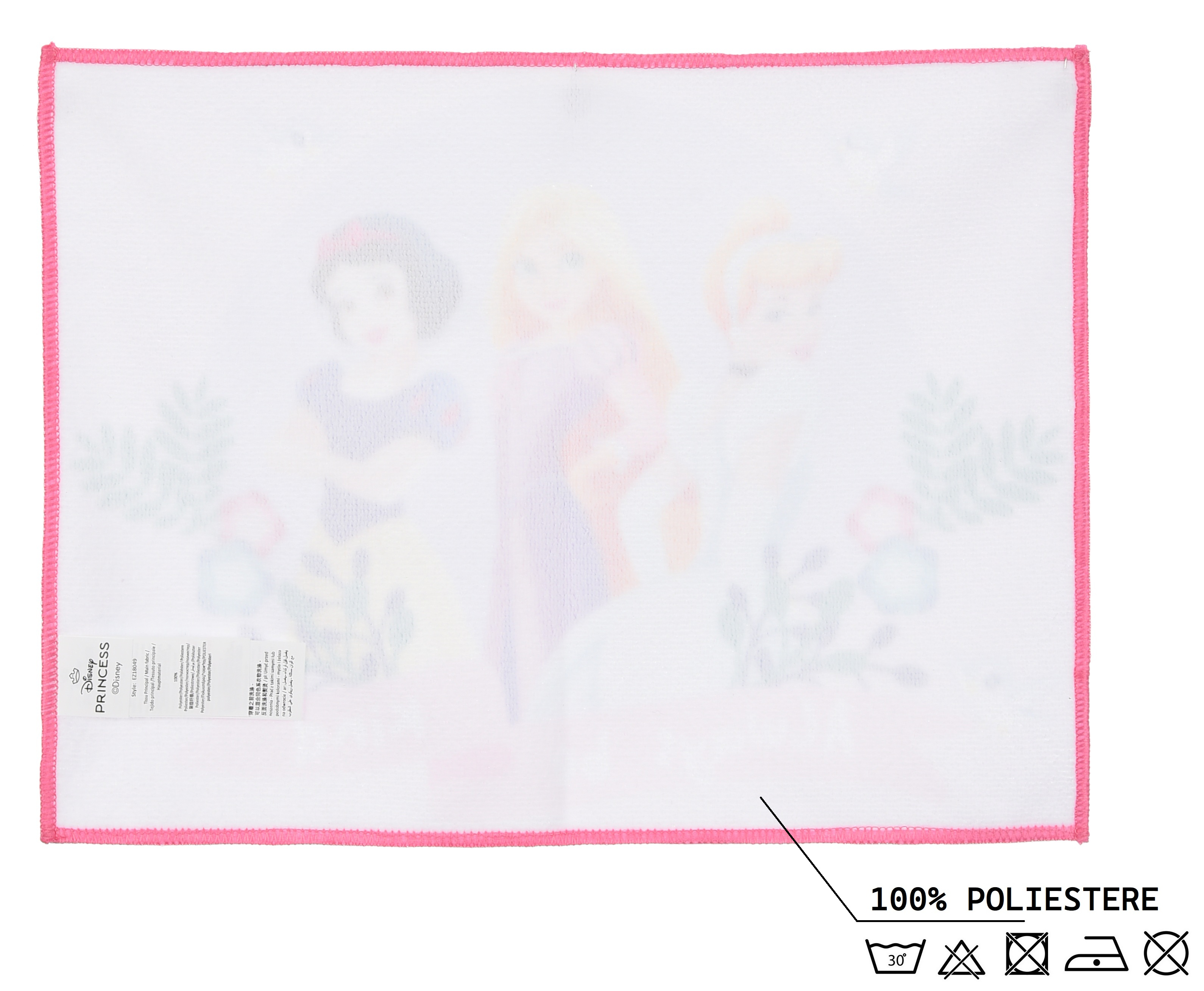 Tovaglietta Principesse DISNEY in Tessuto da Colazione Pranzo 40x30 CM - Ez18049