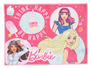 Tovaglietta Barbie Mattel in Tessuto da Colazione Pranzo 40x30 CM - Ez18024