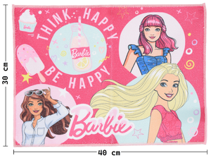 Tovaglietta Barbie Mattel in Tessuto da Colazione Pranzo 40x30 CM - Ez18024