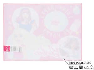 Tovaglietta Barbie Mattel in Tessuto da Colazione Pranzo 40x30 CM - Ez18024