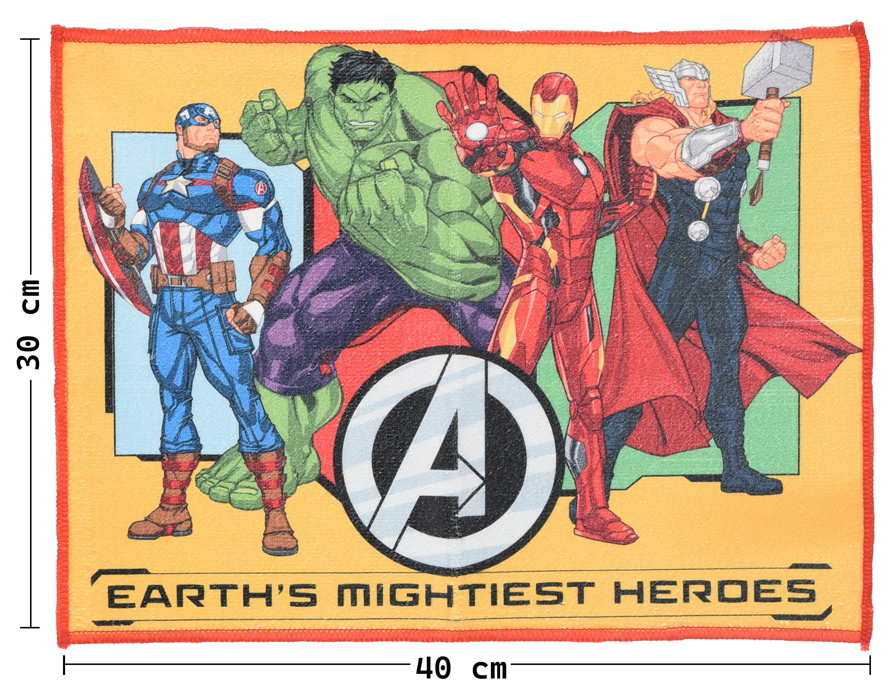 Tovaglietta Avengers MARVEL in Tessuto da Colazione Pranzo 40x30 CM - Ez18157