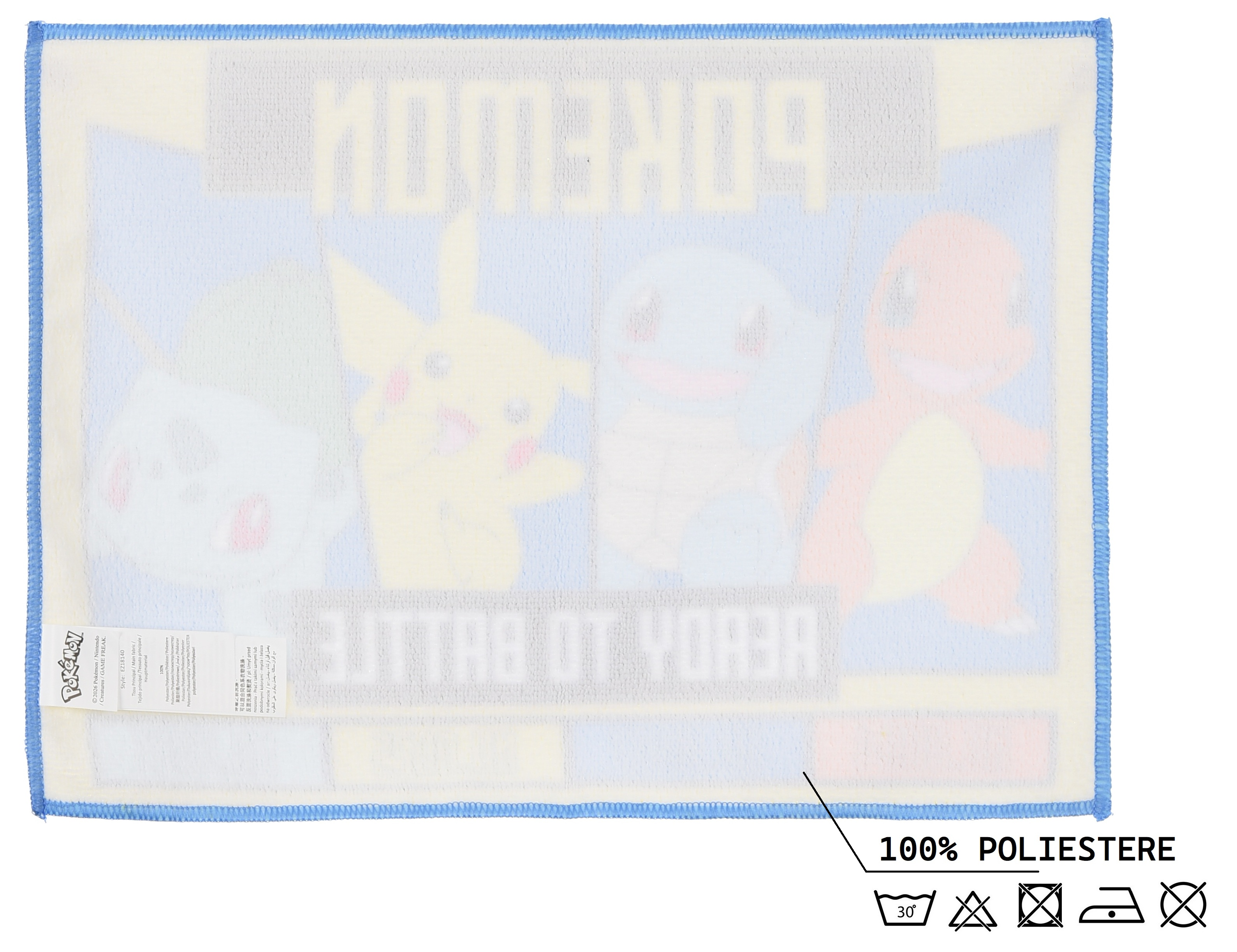 Tovaglietta Pokemon Pikachu in Tessuto da Colazione Pranzo 40x30 CM - Ez18140