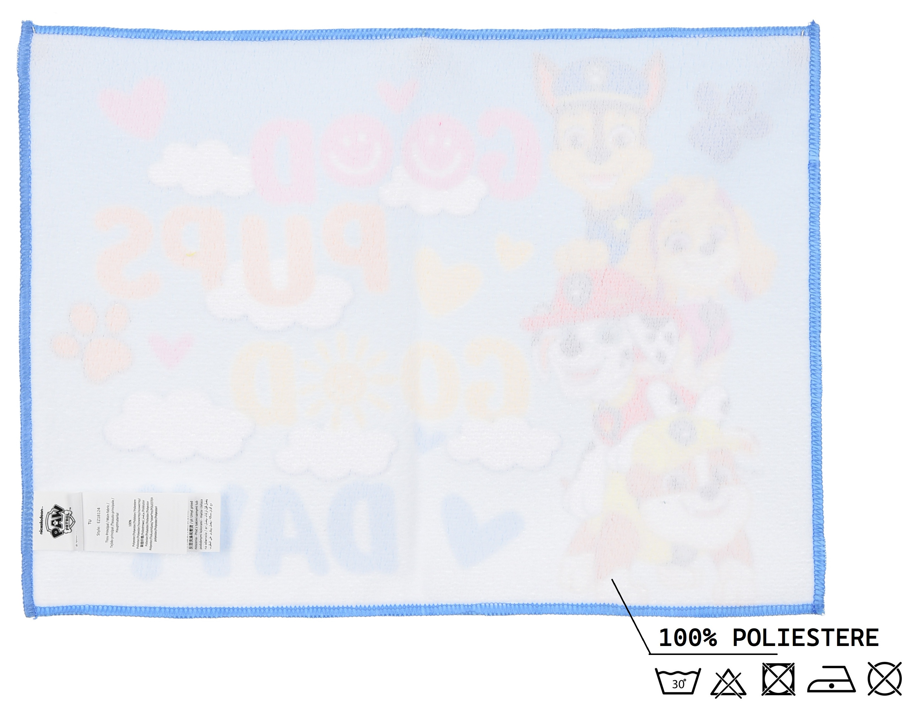 Tovaglietta Paw Patrol in Tessuto da Colazione Pranzo 40x30 CM - Ez18124