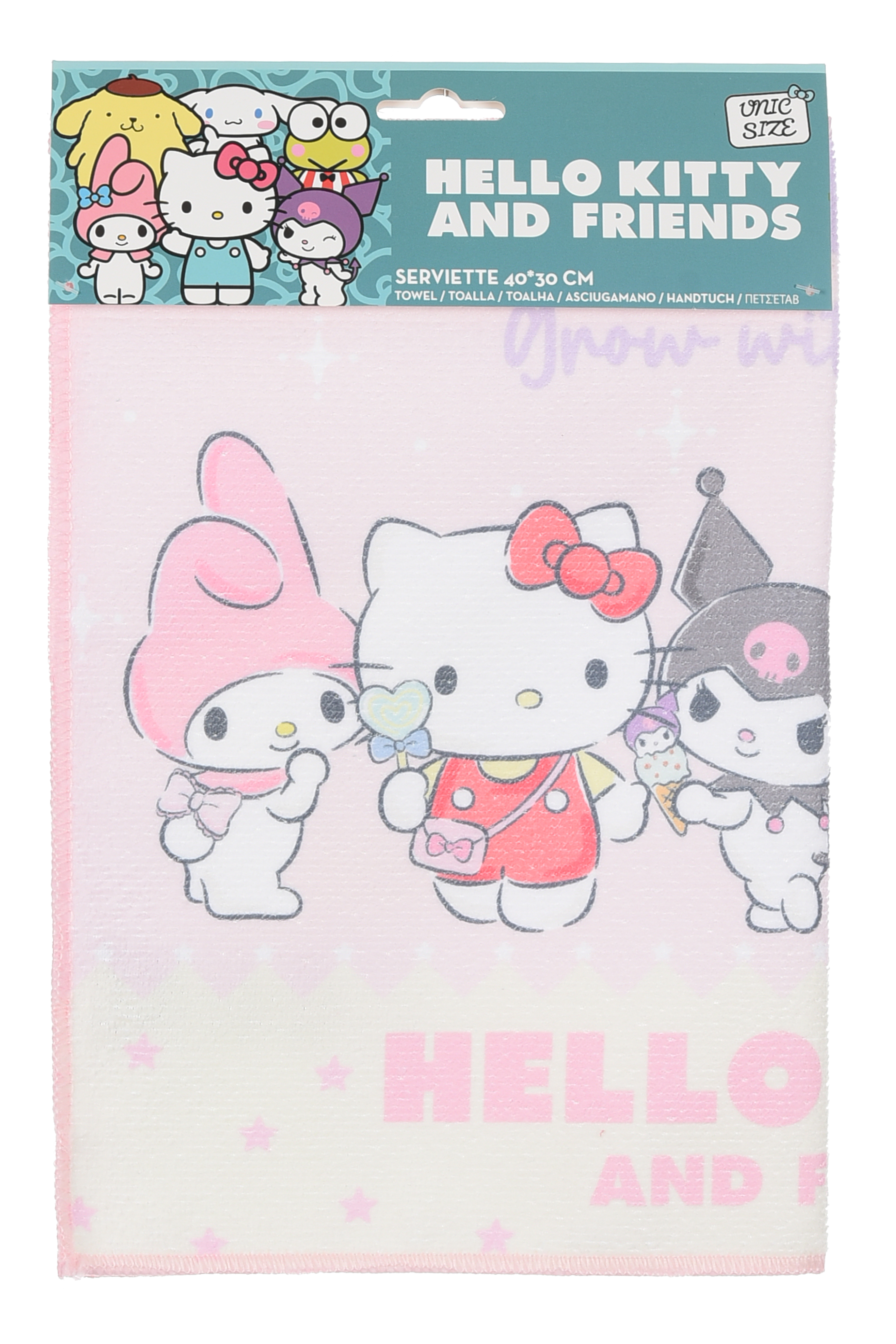 Tovaglietta Hello Kitty and Friends in Tessuto da Colazione Pranzo 40x30 CM - Ez18242