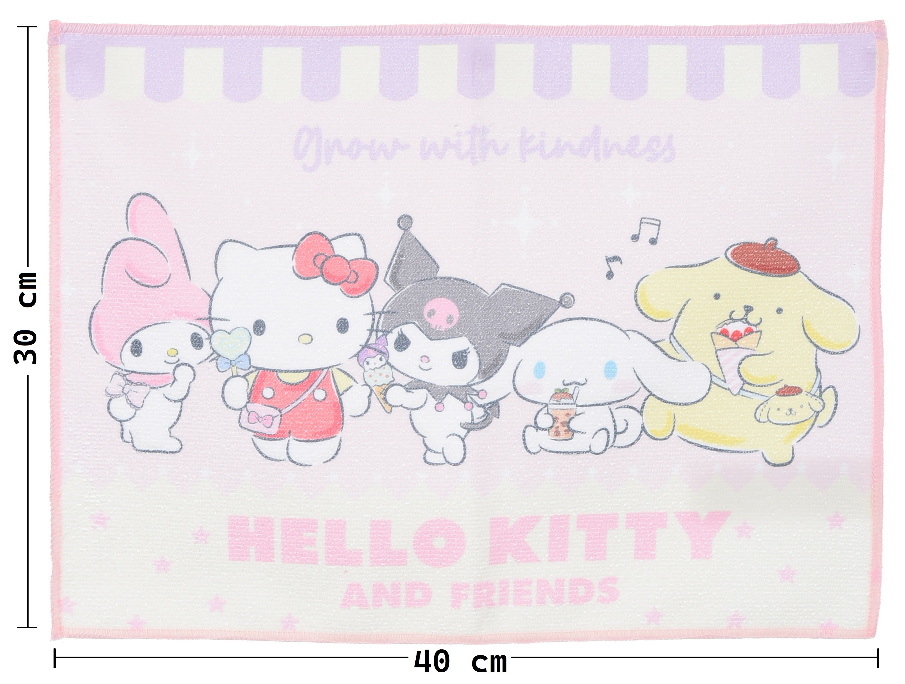 Tovaglietta Hello Kitty and Friends in Tessuto da Colazione Pranzo 40x30 CM - Ez18242
