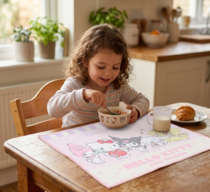 Tovaglietta Hello Kitty and Friends in Tessuto da Colazione Pranzo 40x30 CM - Ez18242