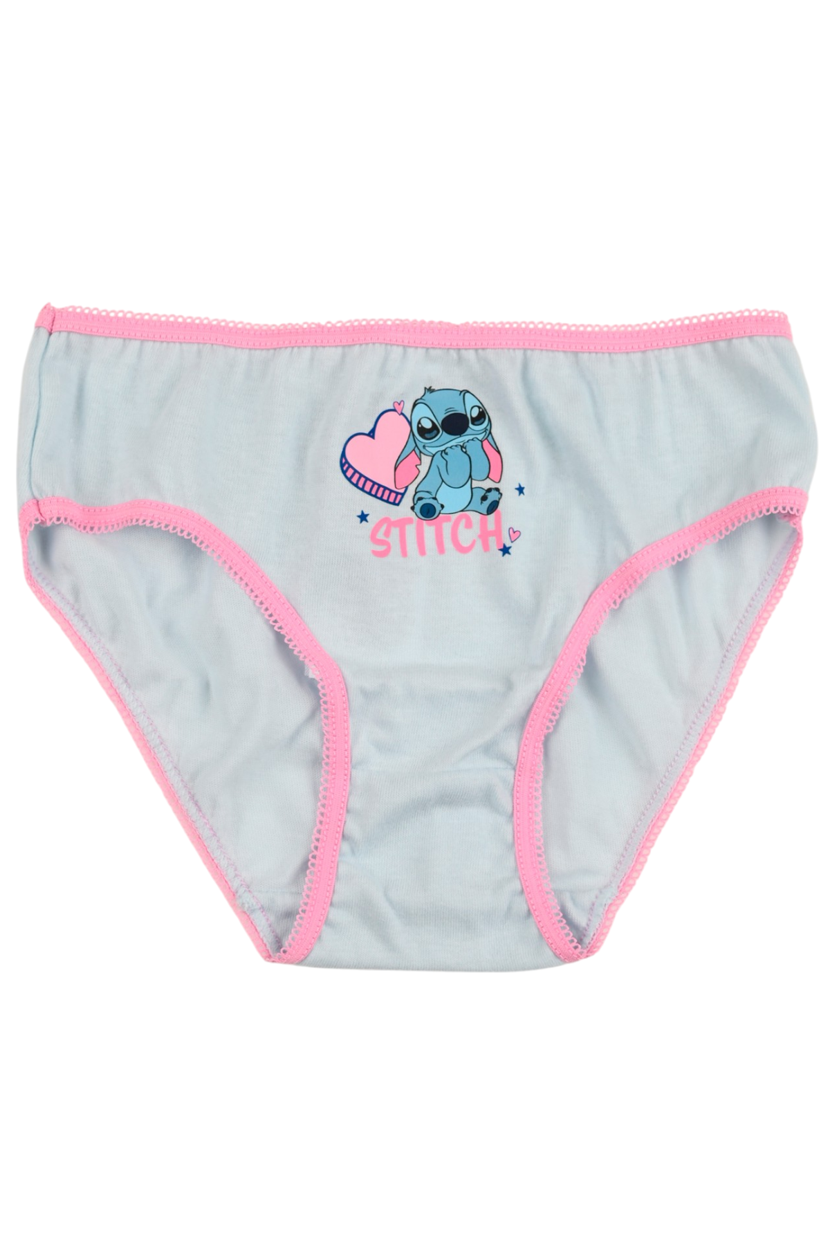 Mutandine Set 3 Pezzi Stitch DISNEY Slip in Cotone in Scatola 3/8 Anni- Ez30052