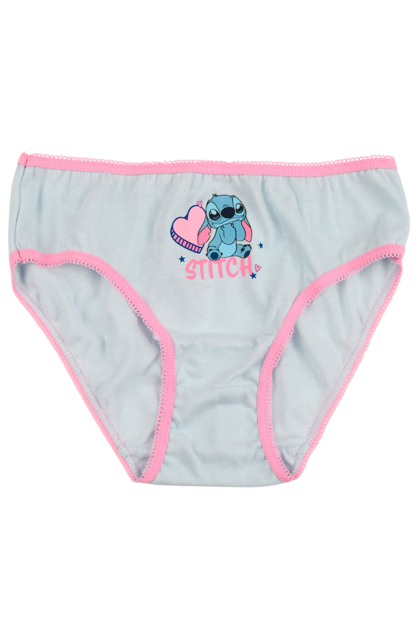 Mutandine Set 3 Pezzi Stitch DISNEY Slip in Cotone in Scatola 3/8 Anni- Ez30052