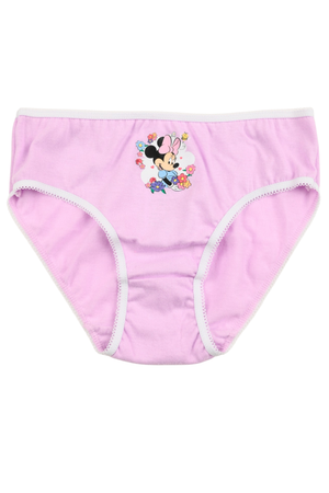 Mutandine Set 3 Pezzi Minnie DISNEY Slip in Cotone in Scatola 3/8 Anni- Ez30029