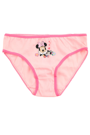 Mutandine Set 3 Pezzi Minnie DISNEY Slip in Cotone in Scatola 3/8 Anni- Ez30029