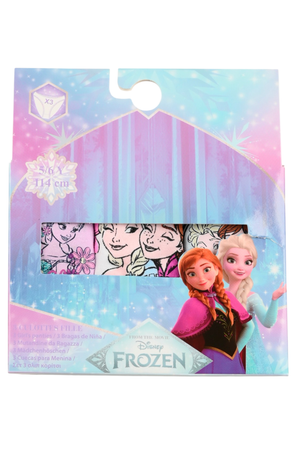 Mutandine Set 3 Pezzi Frozen DISNEY Slip in Cotone in Scatola 3/8 Anni- Ez30014