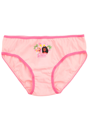 Mutandine Set 3 Pezzi Barbie Mattel Slip in Cotone in Scatola 4/10 Anni- Ez30006
