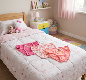 Mutandine Set 3 Pezzi Hello Kitty Sanrio Slip in Cotone in Scatola 3/8 Anni- Ez30044