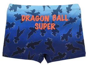 Costume da Bagno Dragon Ball Super Modello Parigamba Boxer Mare Piscina Bambino - Ez18179blu