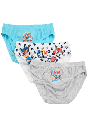Mutandine Set 3 Pezzi Paw Patrol Slip in Cotone in Scatola 3/6 Anni- Ez30027