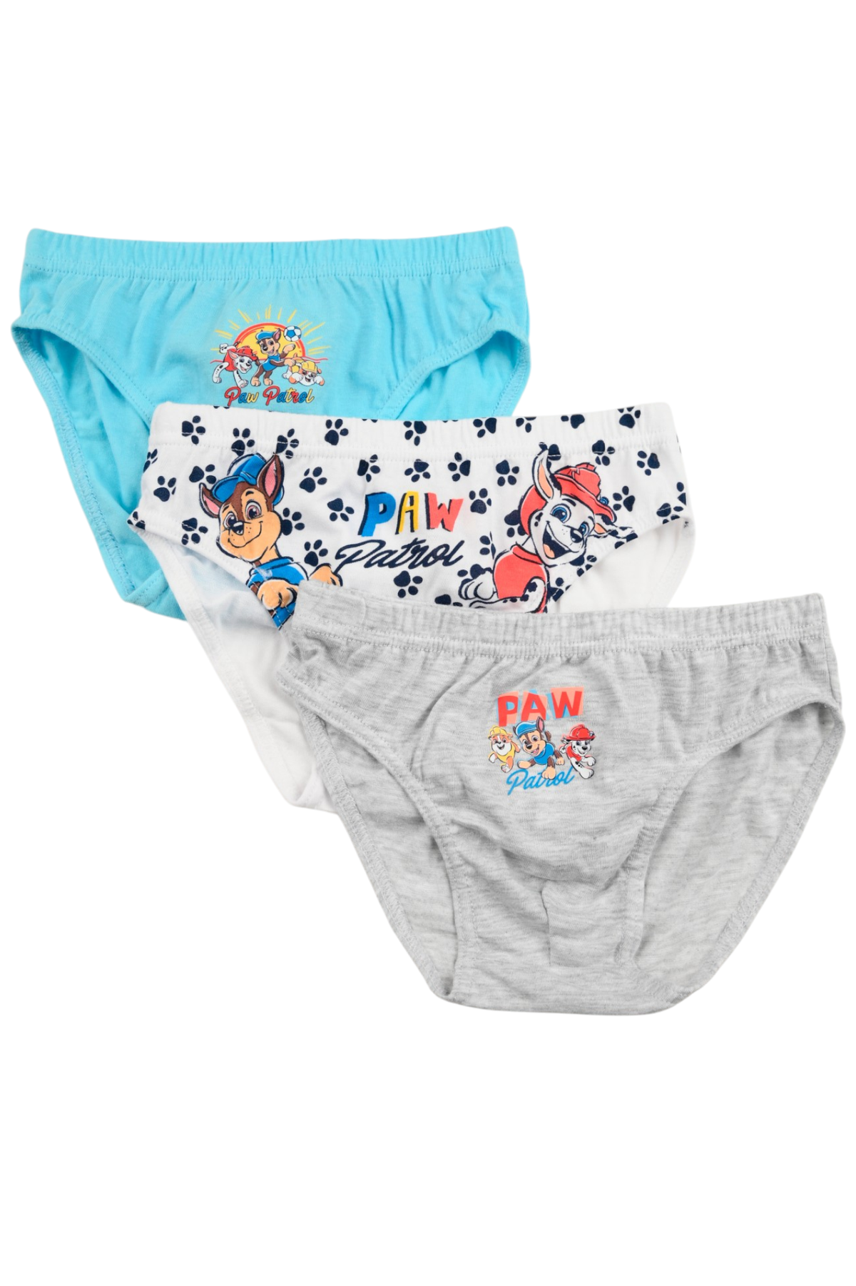 Mutandine Set 3 Pezzi Paw Patrol Slip in Cotone in Scatola 3/6 Anni- Ez30027
