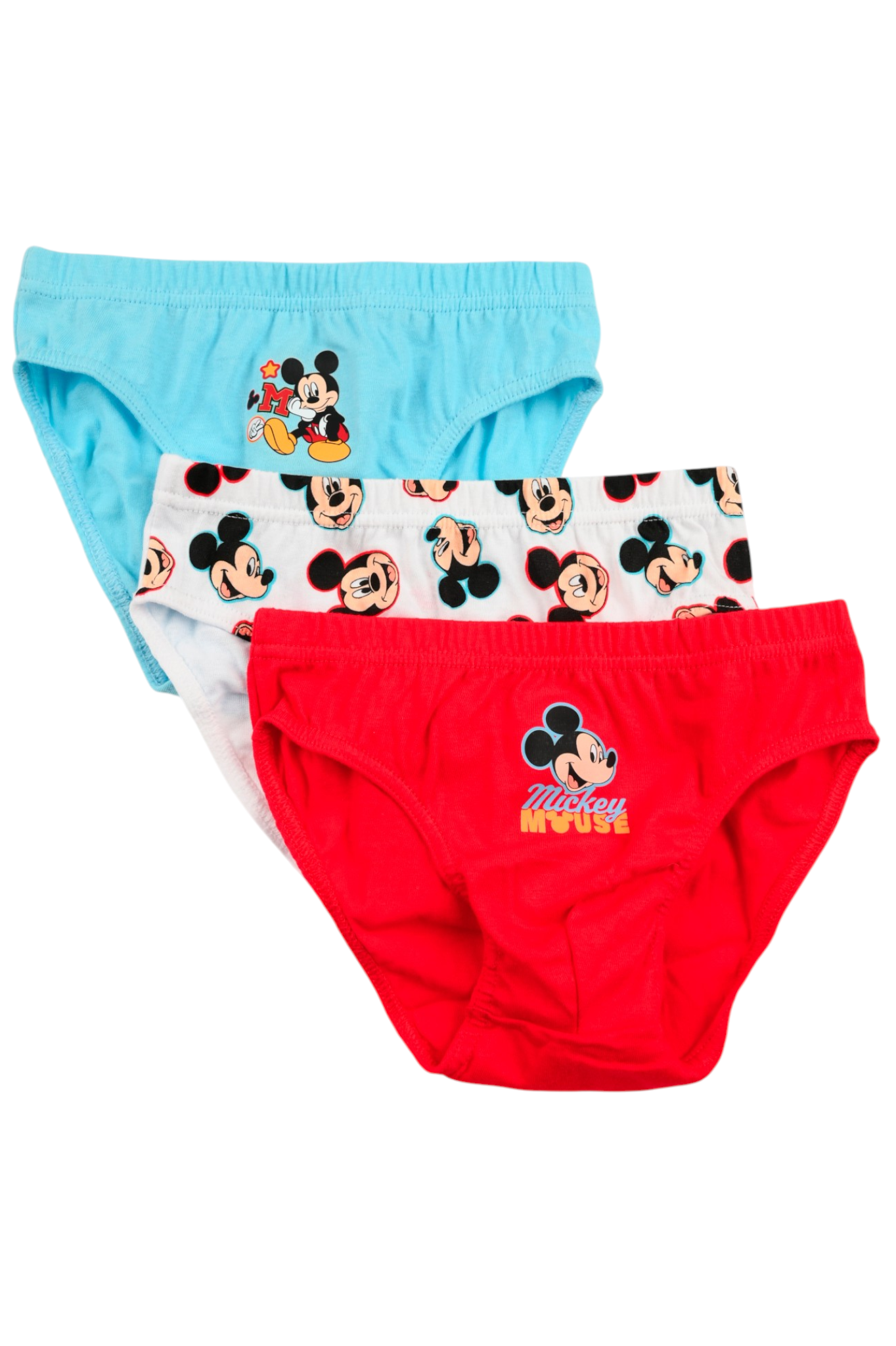 Mutandine Set 3 Pezzi Topolino DISNEY Slip in Cotone in Scatola 3/6 Anni- Ez30062