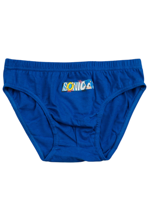 Mutandine Set 3 Pezzi Sonic Slip in Cotone in Scatola 3/8 Anni- Ez30032