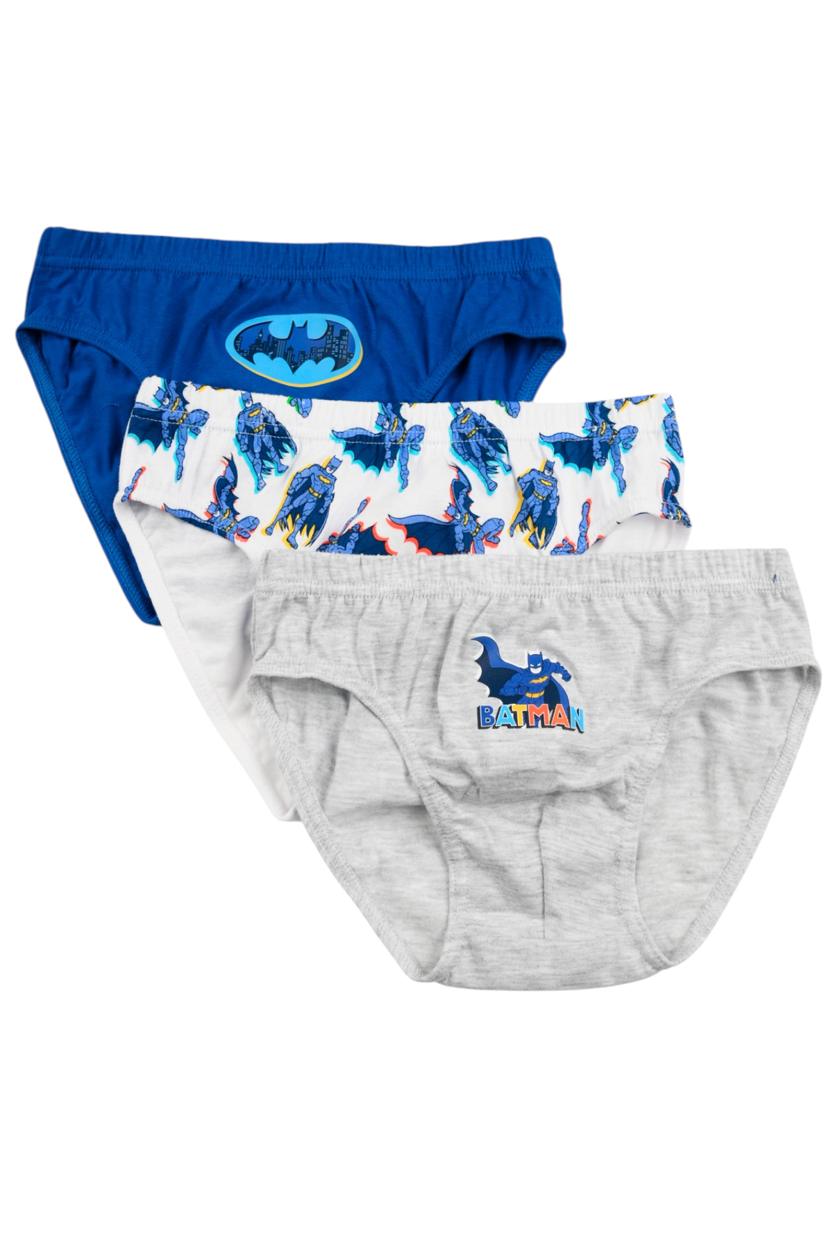 Mutandine Set 3 Pezzi Batman Slip in Cotone in Scatola 4/10 Anni- Ez30040