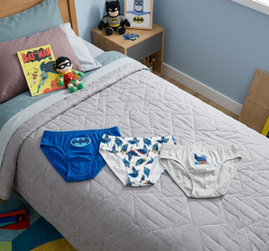 Mutandine Set 3 Pezzi Batman Slip in Cotone in Scatola 4/10 Anni- Ez30040