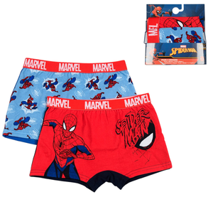 Boxer Set 2 Pezzi Spiderman MARVEL Mutande in Cotone 3/8 Anni - Ez30039/1