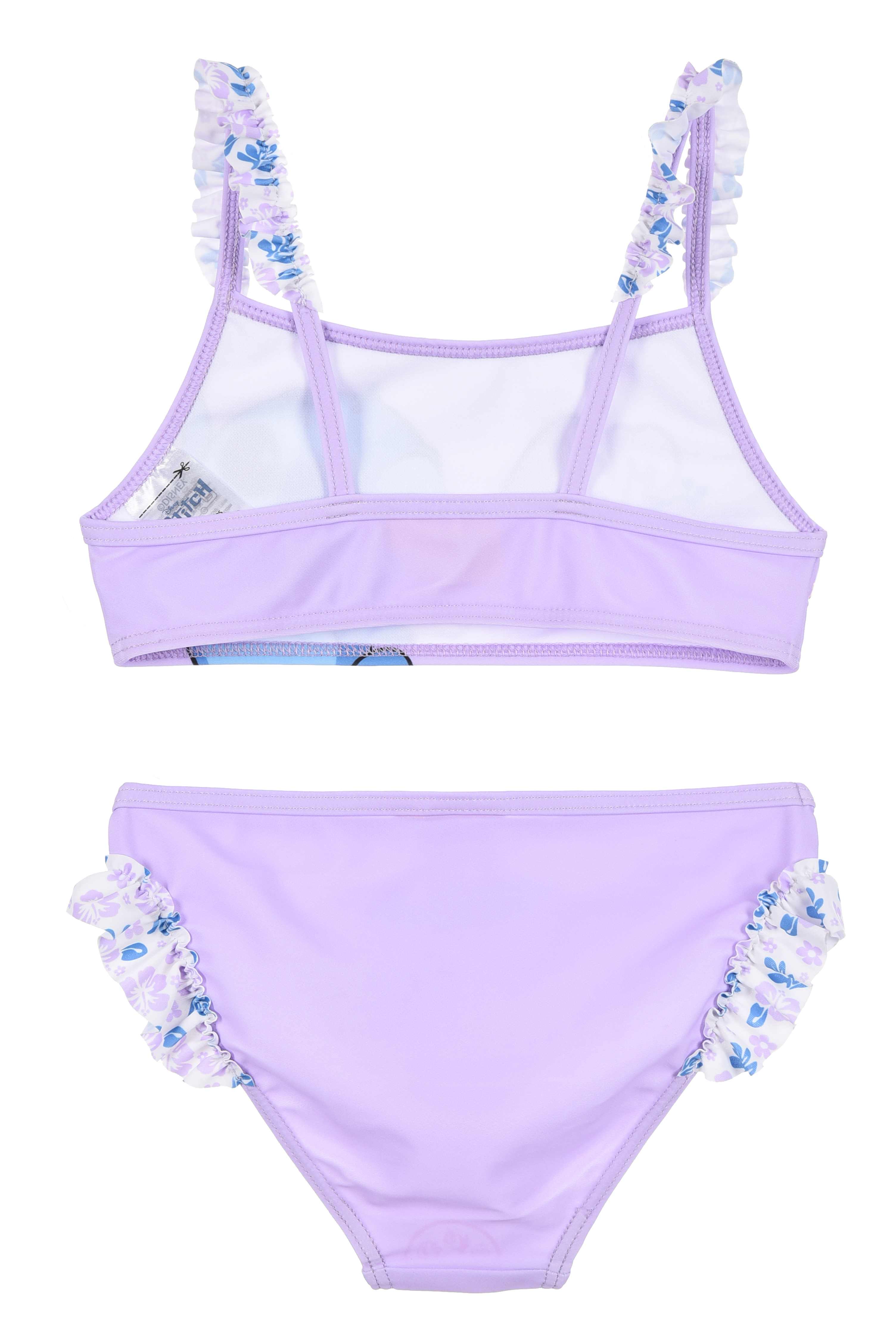 Costume da Bagno Stitch DISNEY Bikini Mare Due Pezzi Top e Slip Bambina - Ez18070lilla