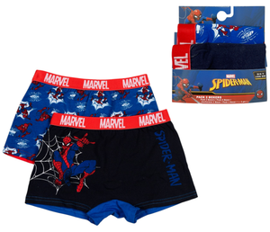 Boxer Set 2 Pezzi Spiderman MARVEL Mutande in Cotone 3/8 Anni - Ez30039/2