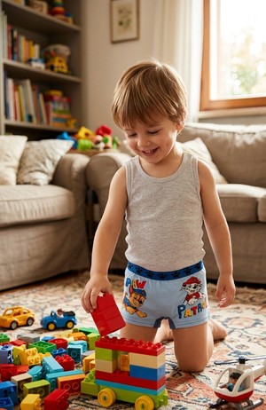Boxer Set 2 Pezzi Paw Patrol Mutande in Cotone 3/6 Anni - Ez30028/1