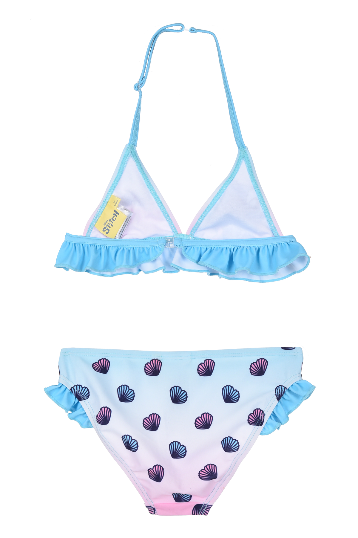Costume da Bagno Stitch DISNEY Bikini Mare 2 Pezzi Top e Slip Bambina - Ez18072azzurro