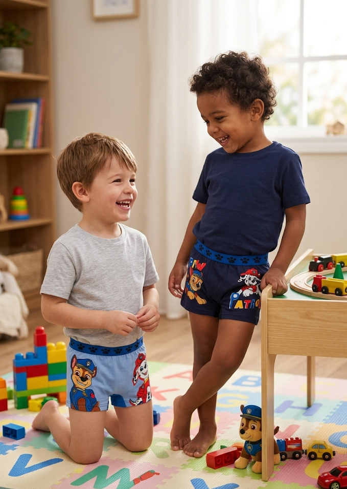 Boxer Set 2 Pezzi Paw Patrol Mutande in Cotone 3/6 Anni - Ez30028/2
