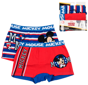 Boxer Set 2 Pezzi Topolino DISNEY Mutande in Cotone 3/6 Anni - Ez30026/1