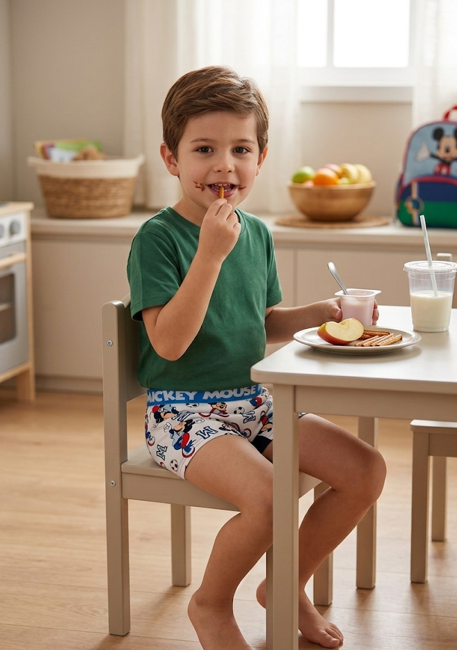 Boxer Set 2 Pezzi Topolino DISNEY Mutande in Cotone 3/6 Anni - Ez30026/2