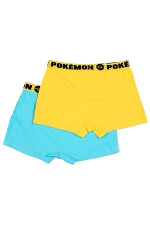 Boxer Set 2 Pezzi Pikachu Pokemon Mutande in Cotone 4/10 Anni - Ez30003/1