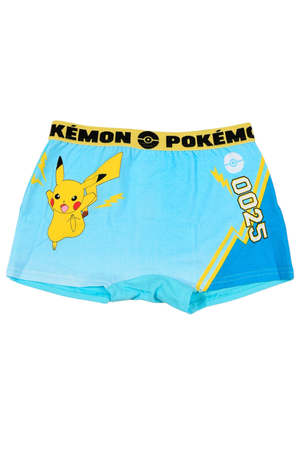 Boxer Set 2 Pezzi Pikachu Pokemon Mutande in Cotone 4/10 Anni - Ez30003/1