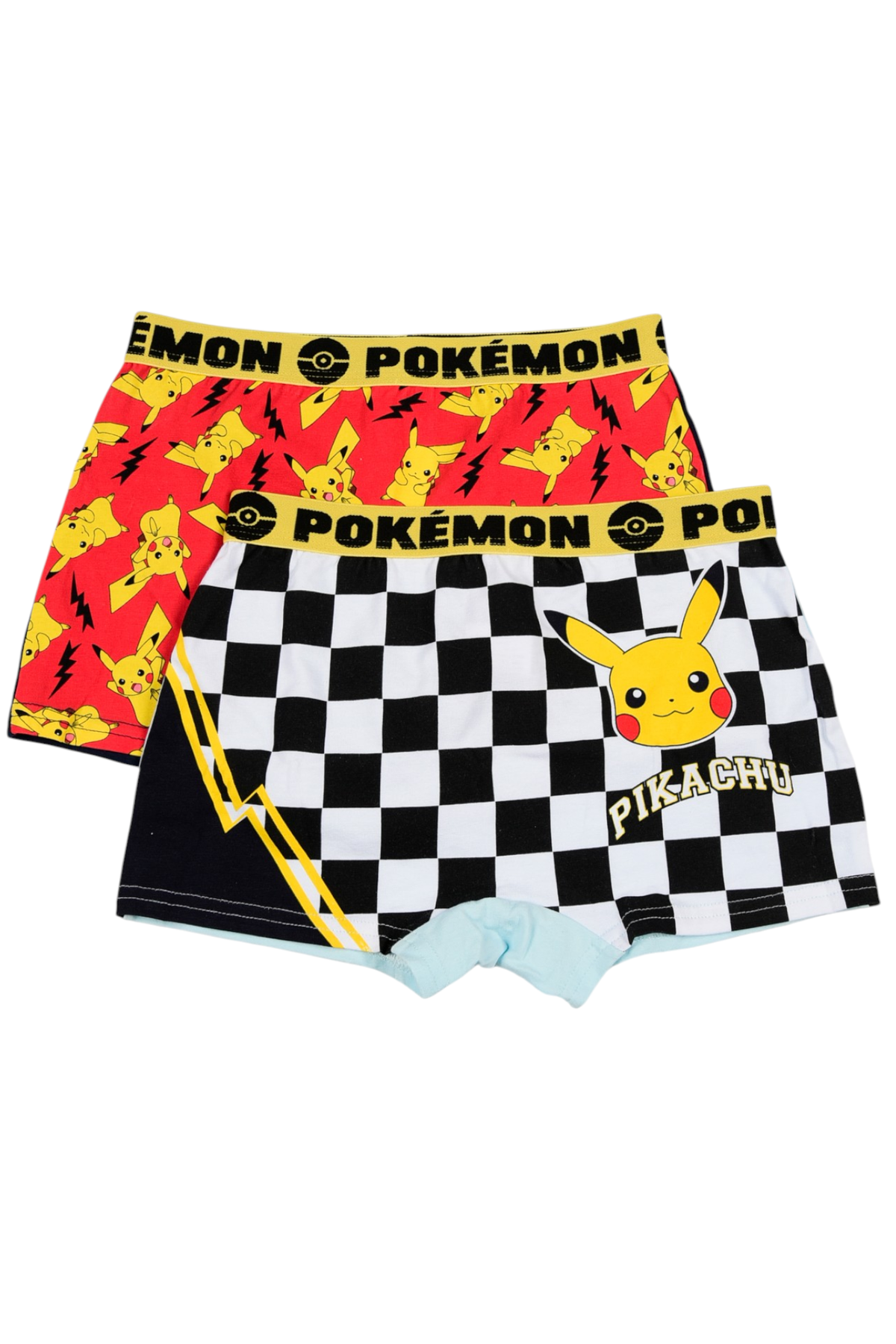 Boxer Set 2 Pezzi Pikachu Pokemon Mutande in Cotone 4/10 Anni - Ez30003/2