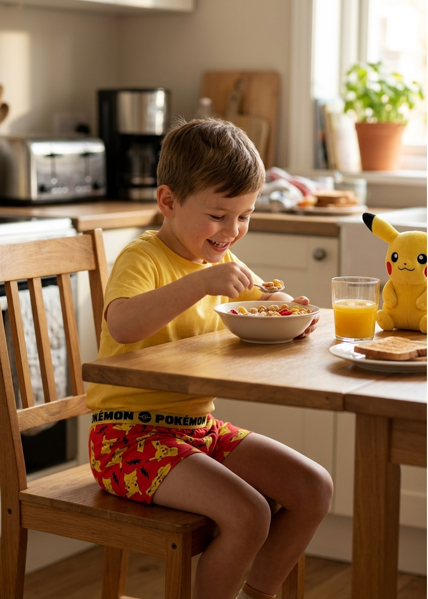 Boxer Set 2 Pezzi Pikachu Pokemon Mutande in Cotone 4/10 Anni - Ez30003/2