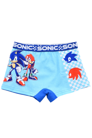 Boxer Set 2 Pezzi Sonic Mutande in Cotone 4/10 Anni - Ez30034/1