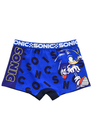 Boxer Set 2 Pezzi Sonic Mutande in Cotone 4/10 Anni - Ez30034/1
