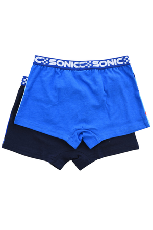 Boxer Set 2 Pezzi Sonic Mutande in Cotone 4/10 Anni - Ez30034/1