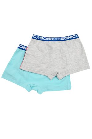 Boxer Set 2 Pezzi Sonic Mutande in Cotone 4/10 Anni - Ez30034/2