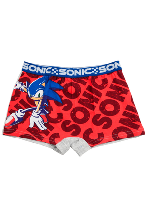 Boxer Set 2 Pezzi Sonic Mutande in Cotone 4/10 Anni - Ez30034/2