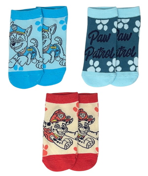 Calzini Paw Patrol in Misto Cotone 3 Paia Assortiti 23/34 - Ez06032/1