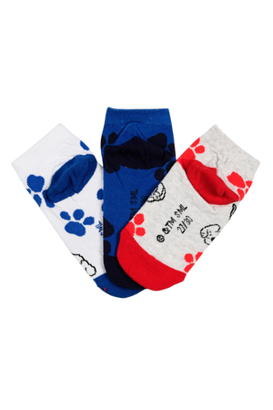 Calzini Paw Patrol in Misto Cotone 3 Paia Assortiti 23/34- Ez06032/2