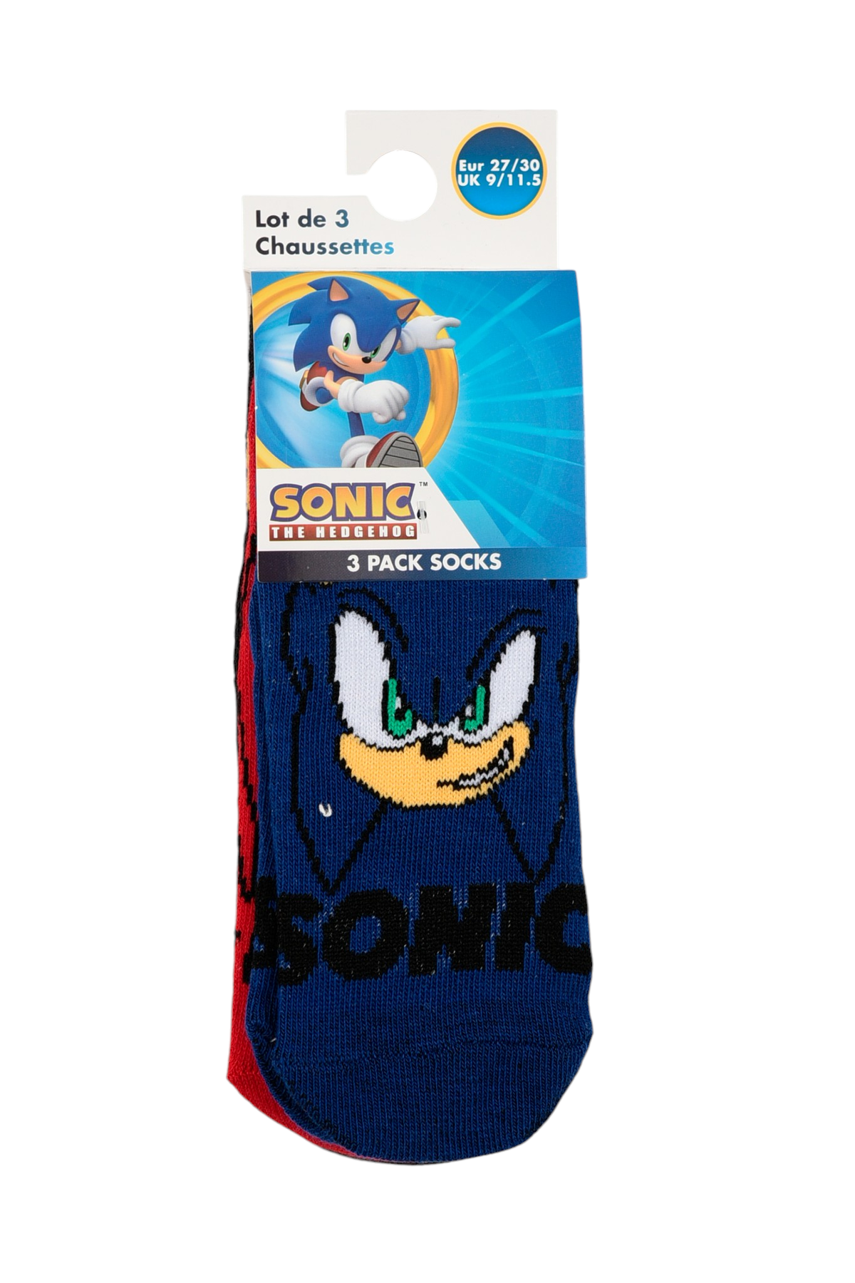 Calzini Sonic in Misto Cotone 3 Paia Assortiti 23/34- Ez06036/1