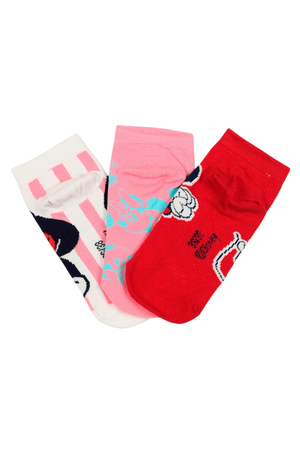 Calzini Minnie DISNEY in Misto Cotone 3 Paia Assortiti Adulto 36/41 - Ez39001/1