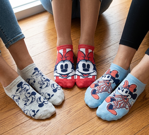 Calzini Minnie DISNEY in Misto Cotone 3 Paia Assortiti Adulto 36/41 - Ez39001/2